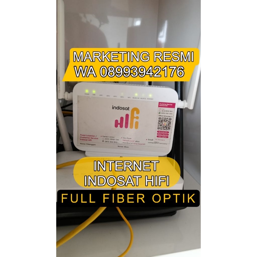 mau pasang wifi Indosat hifi aja
