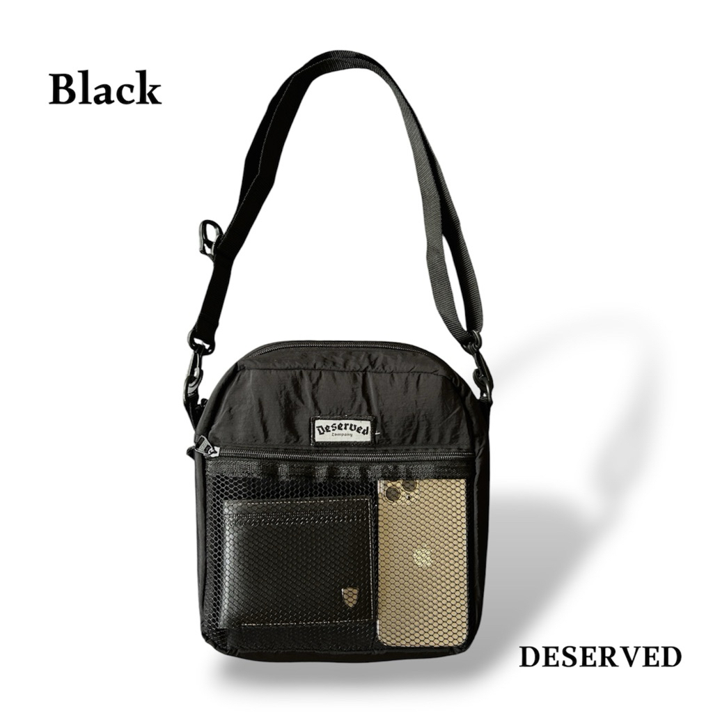 DESERVED- tas slingbag pocket parasut pria/ tas selempang big parasut Backpack