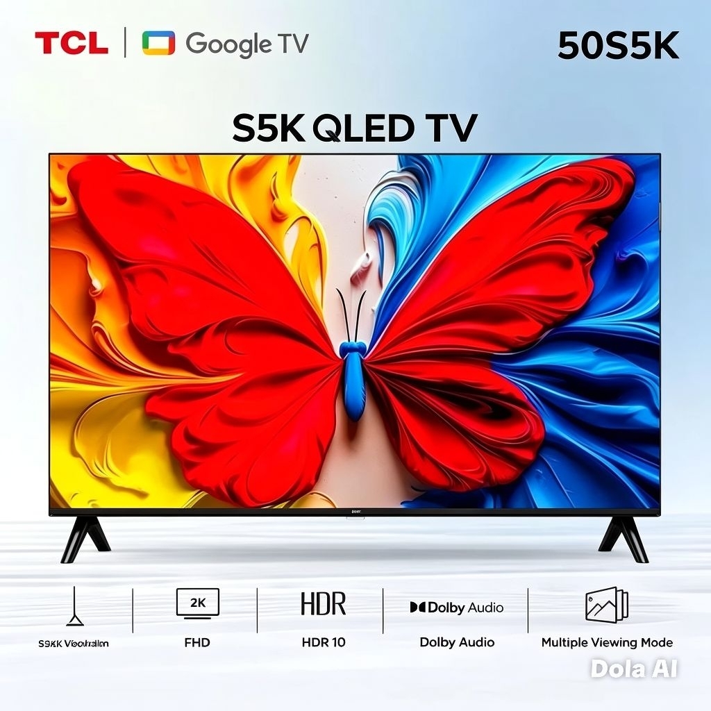 Tcl Tv Android Qled 50 Inci 50S5K