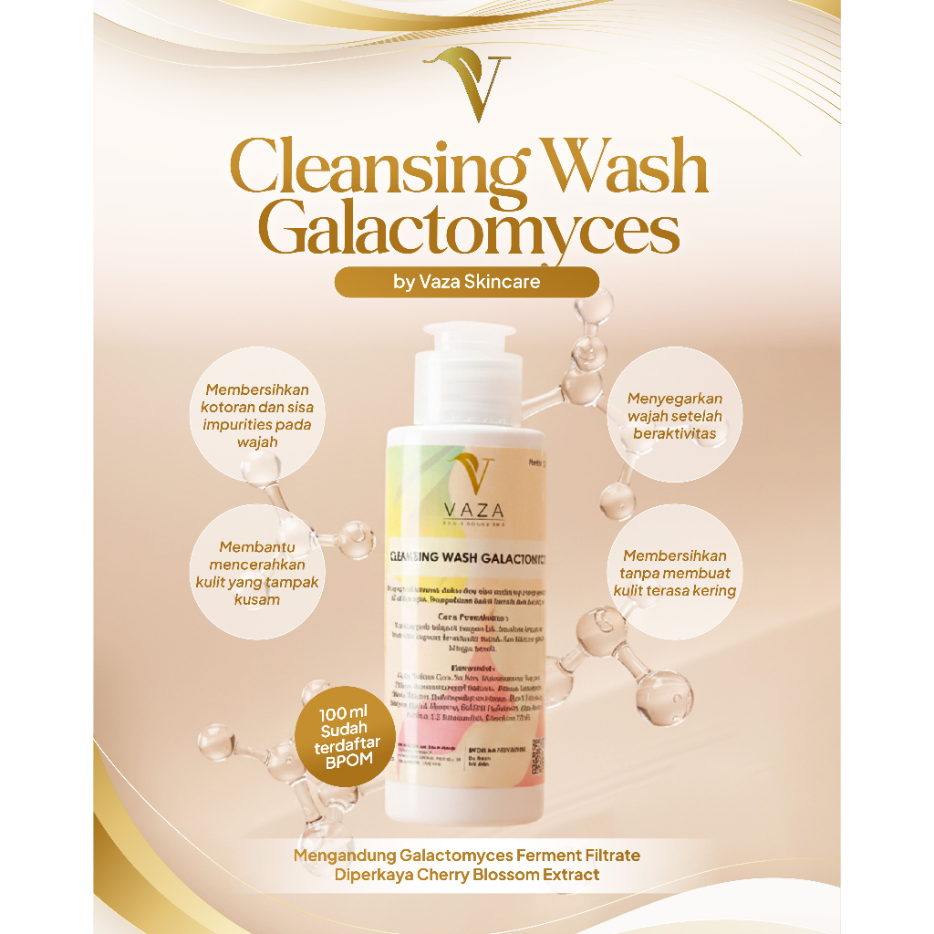 Cleansing Wash Galactomyces - Vaza Skincare