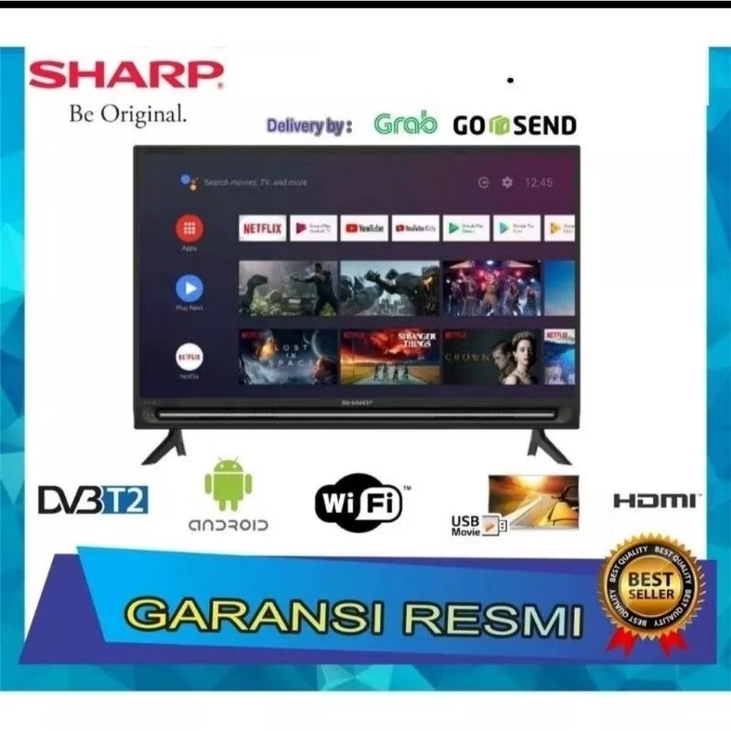 TV LED SHARP 32 INCH ANDROID TV