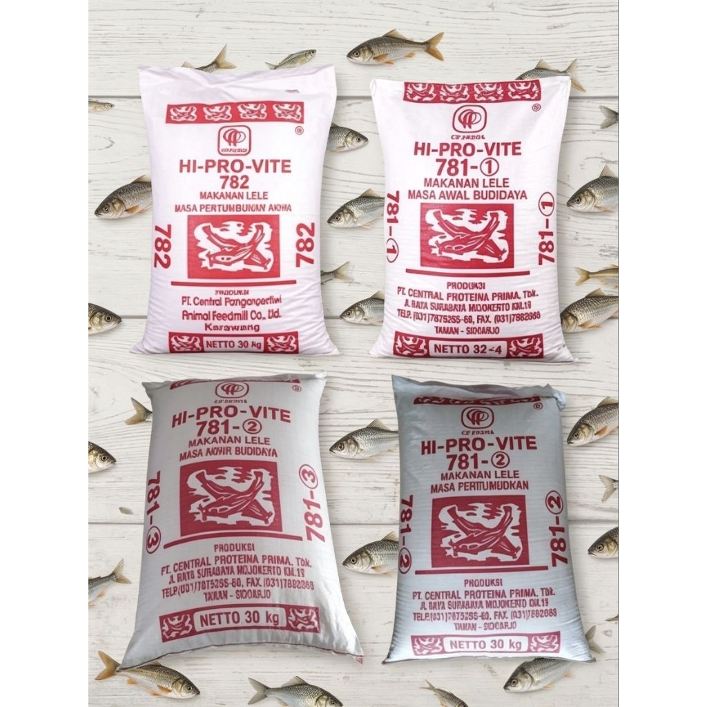 781 HI PROVITE PUR PAKAN IKAN TERAPUNG 781-1/781-2/781-3 PAKAN IKAN 5 KG