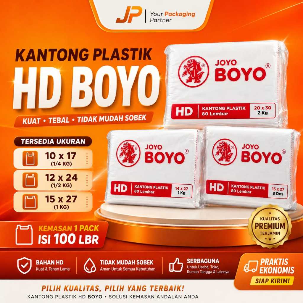 KANTONG PLASTIK HD ANTI PANAS JOYOBOYO / KANTONG KUAH BAKSO DLL
