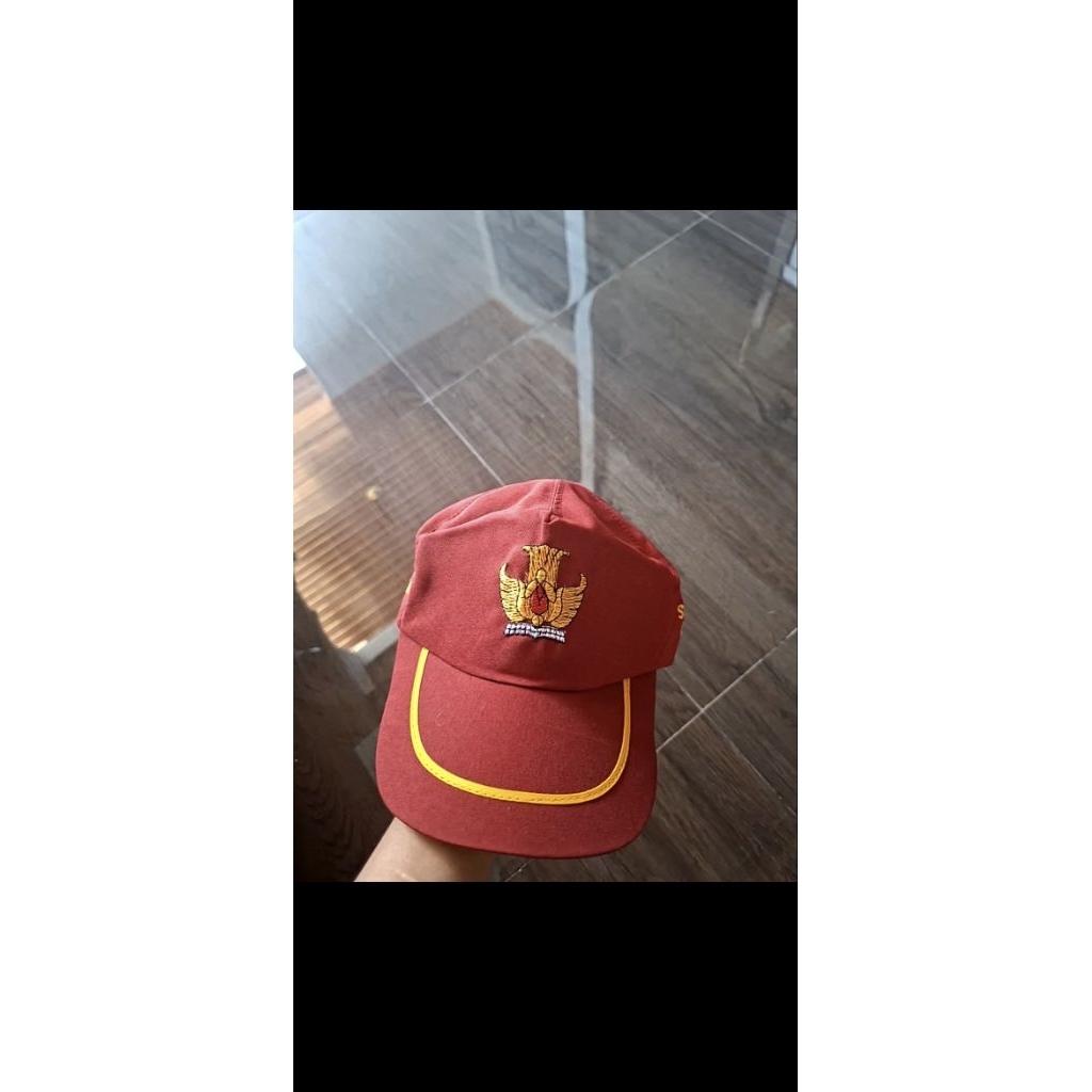 topi bordir logo custom