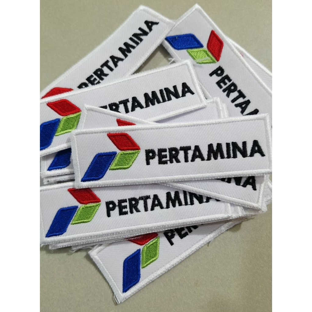 Bordir logo PERTAMINA/emblem pertamina/patch pertamina