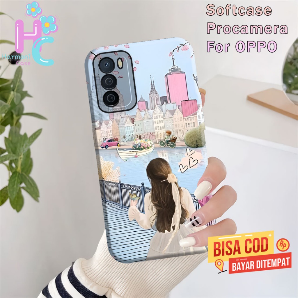 Softcase Procamera | Case procamera All Tipe Hp For Oppo A16 A53 A54 A3S A5S | Softcase Silicon | Fu