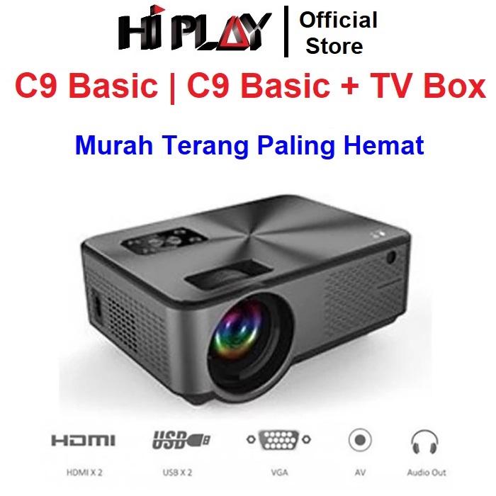Cheerlux C12G Proyektor New Upgrade WIFI 1080p LED