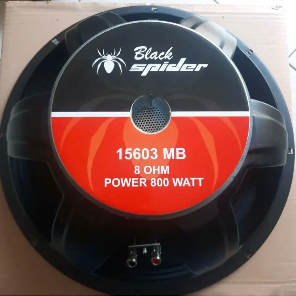 Promo 2Pcs Speaker Komponen Black Spider BS 15603 MB 15inch Original Woofer Blackspider 15603MB 800w
