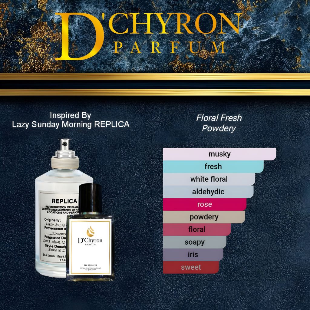 Parfum Wanita 30ml Inspired RPLC Lazy Sunday Morning | D'CHYRON PARFUM