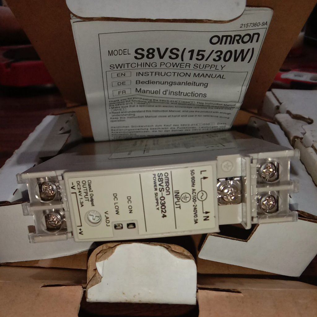 OMRON S8VS-03024 POWER SUPPLY DIN RAIL