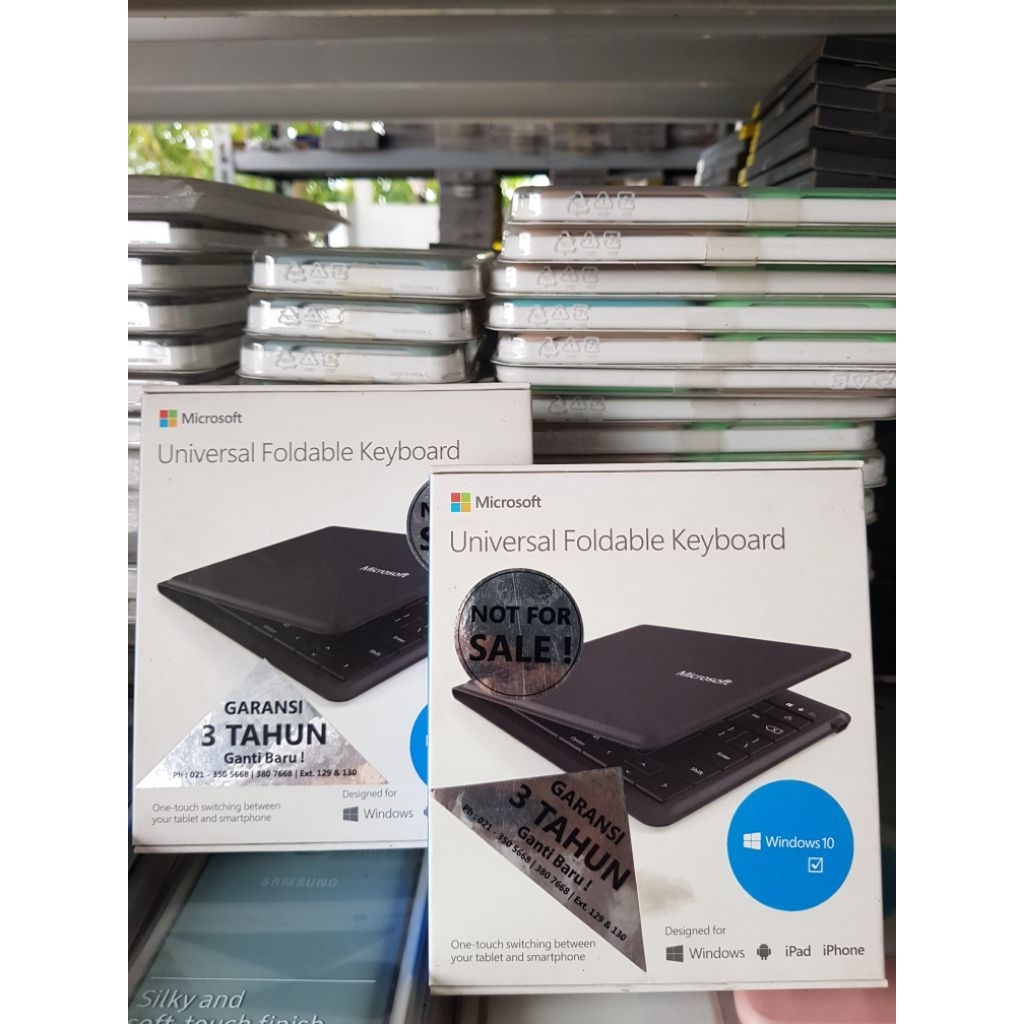Microsoft Universal Foldable Keyboard with Windows 10 Support Original Resmi