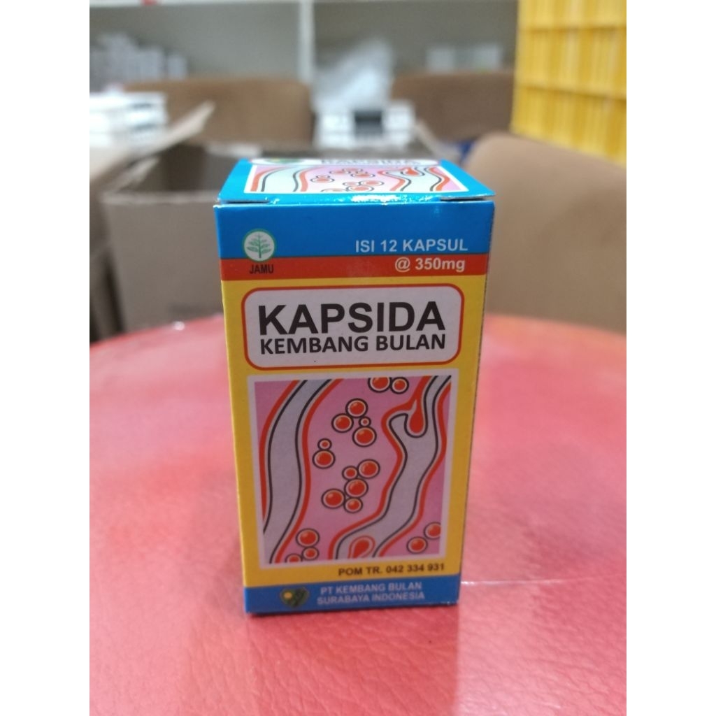 Kapsida kembang bulan isi 12 kapsul@350gr untuk jerawat bisul gatal gatal