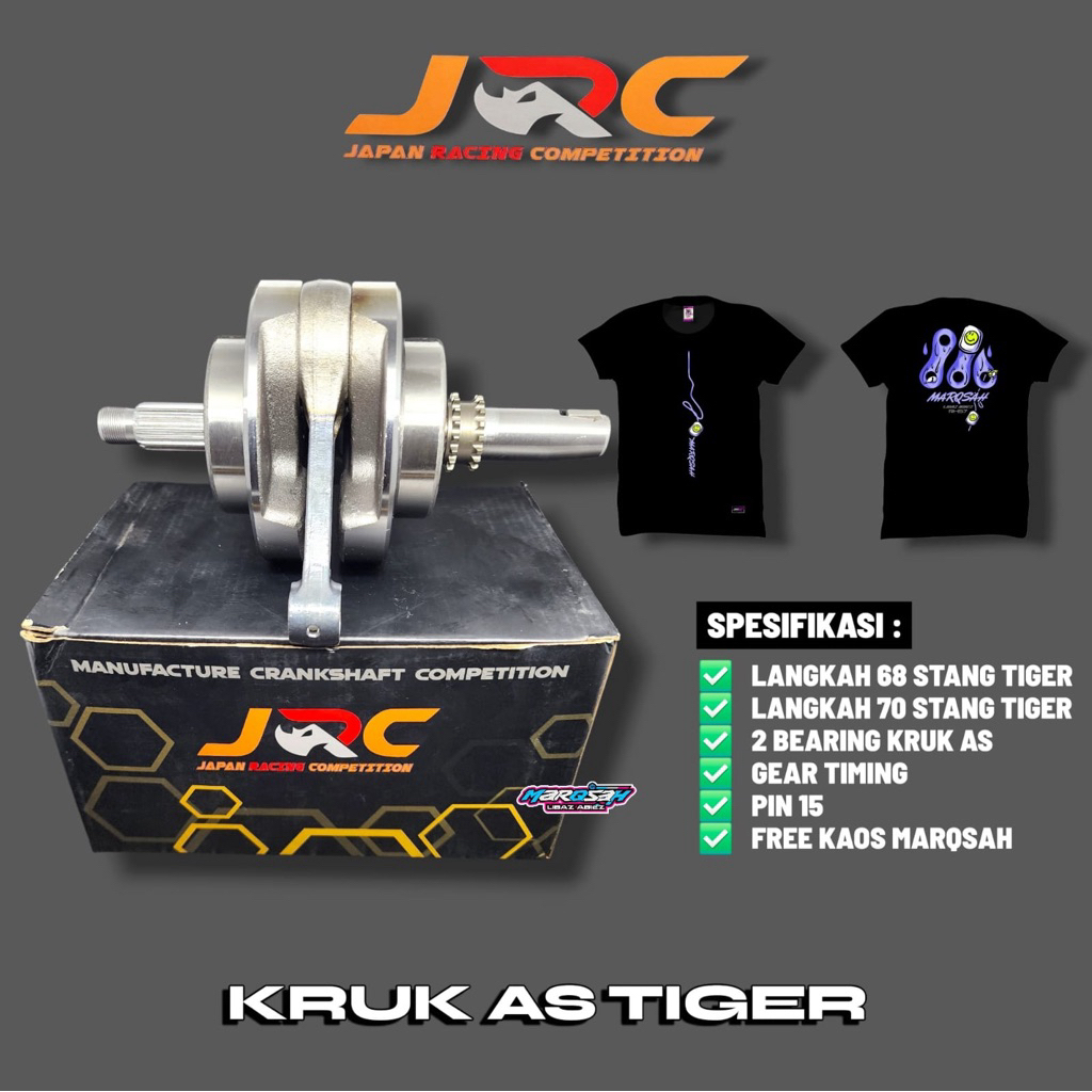 KRUK AS TIGER JRC JAPAN RACING COMPETITION LANGKAH 68 -70 STANG TIGER