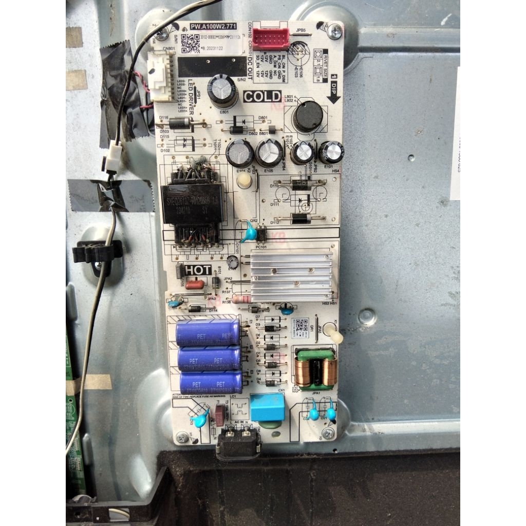 PSU TV TCL 43 INCI SESUAI GAMBAR | POWER SUPLAI TV TCL 43/50 INCI