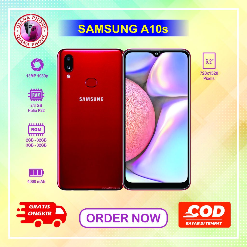 HP Samsung A10s Normal second RAM 2/32 Hp Siap pakai