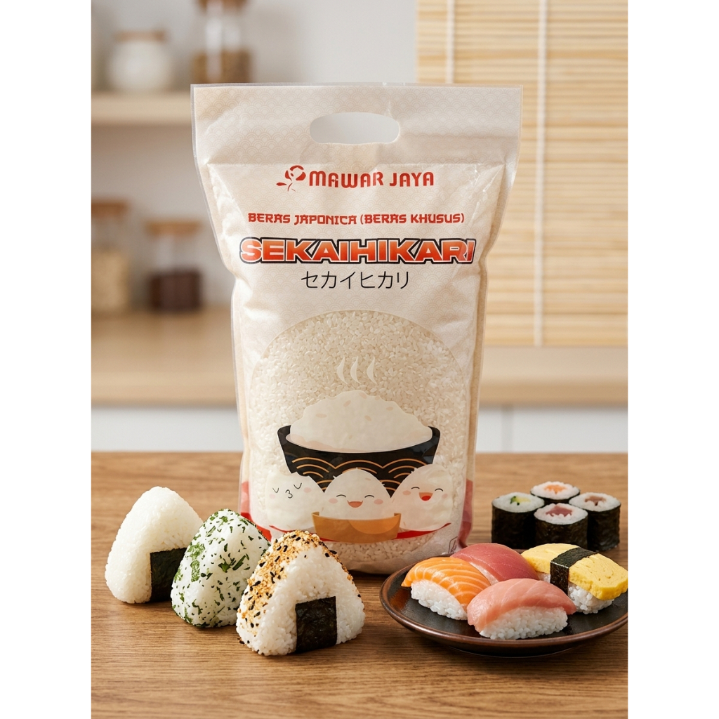 BERAS SEKAIHIKARI 2 KG BERAS JEPANG JAPONICA MPASI RAISU URBAN