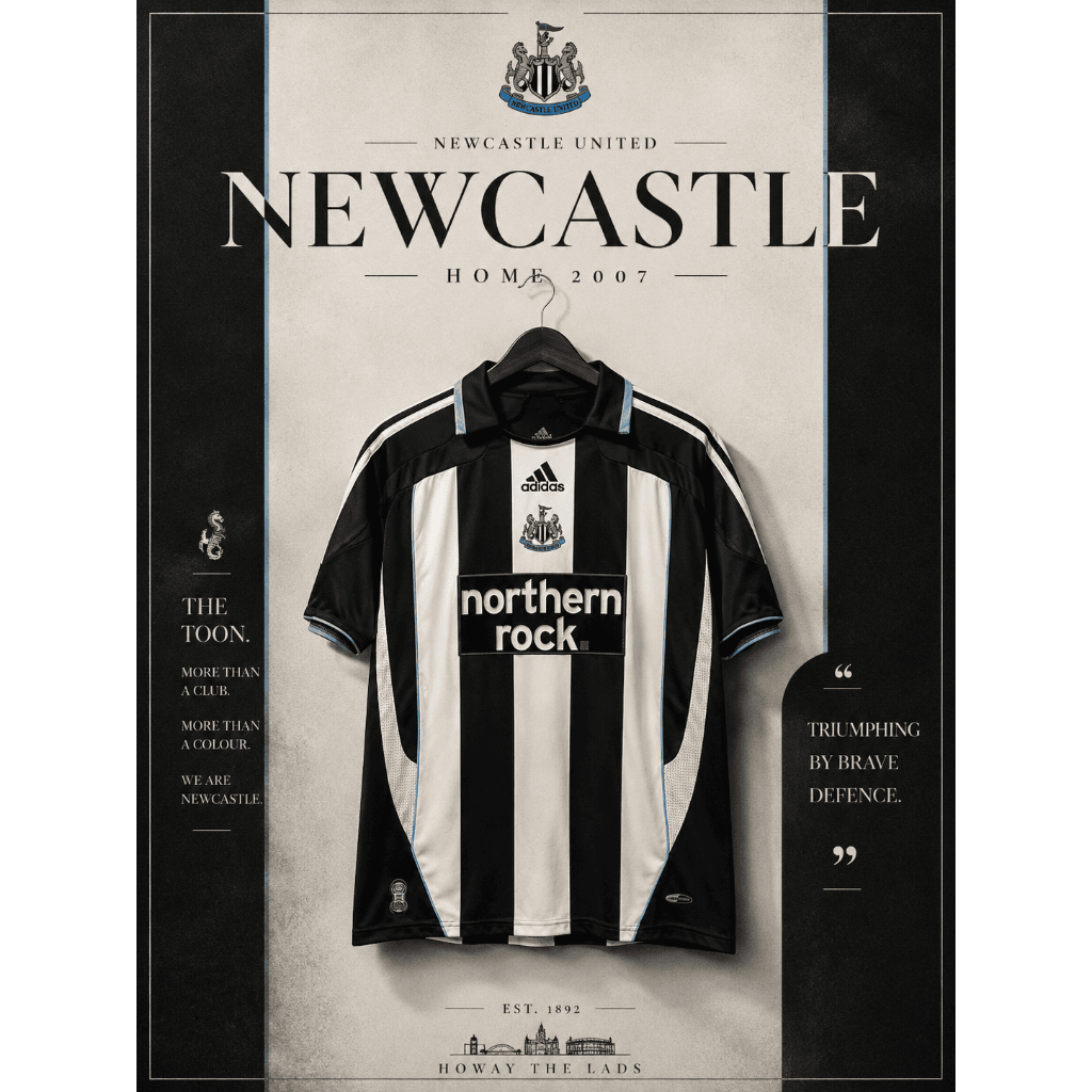 Newcastle United Home 2007/2008, NUFC Home 07/08