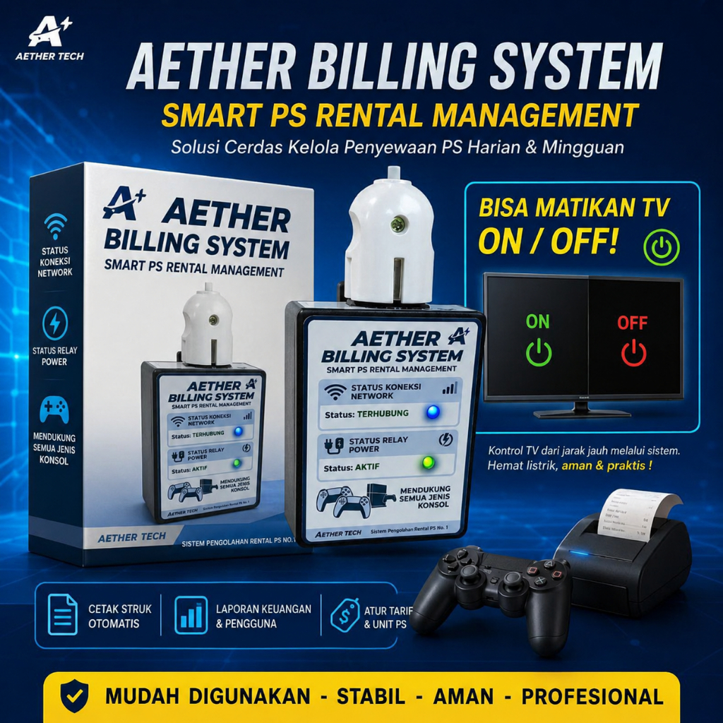 Aplikasi Billing Rental Playstation Dan Sewa Bawa Pulang