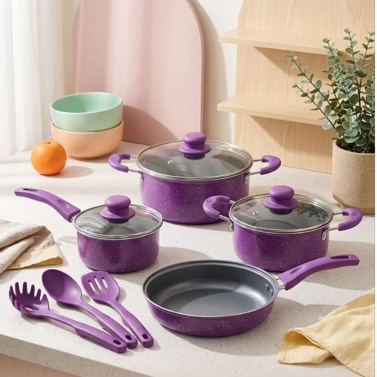 COOKWARE SET - ALAT MASAK 1 SET 13 PCS - PANCI SERBAGUNA LENGKAP