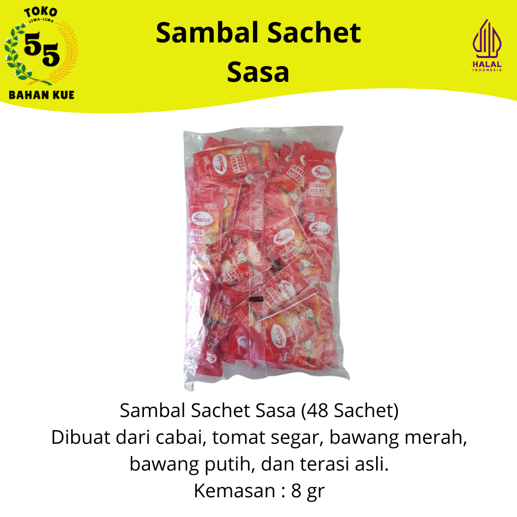 Saos Sambal Sachet Merek Sasa