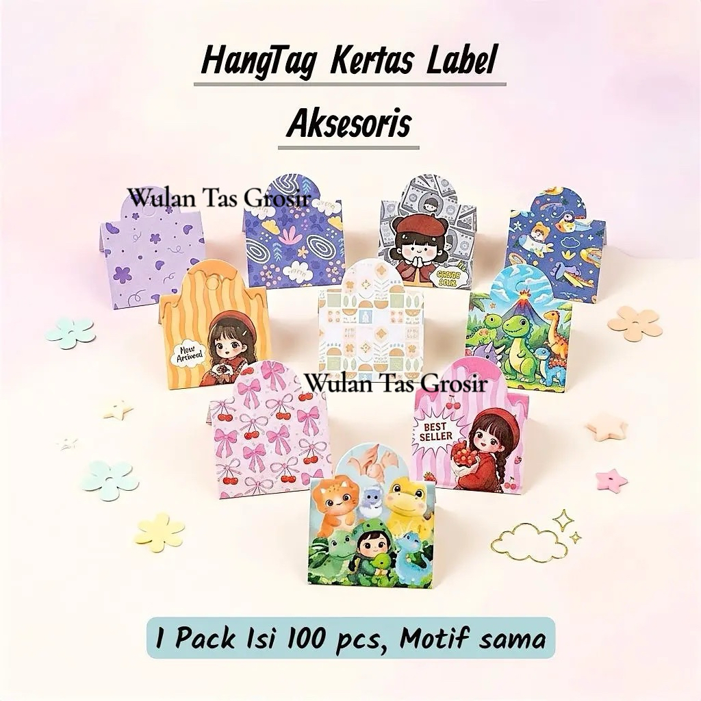 HANGTAG KERTAS LABEL AKSESORIS