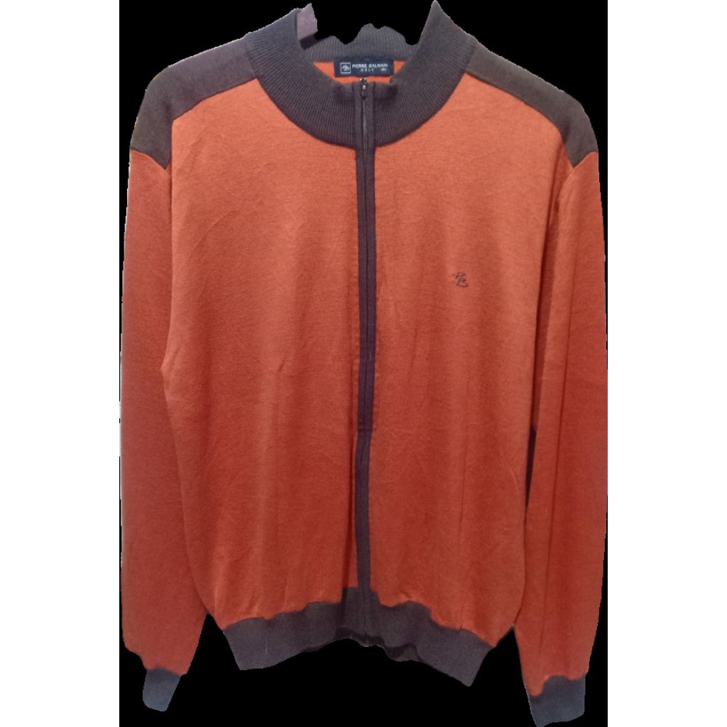 Cardigan Rajut full ziper, Brand.Pierre Balmain