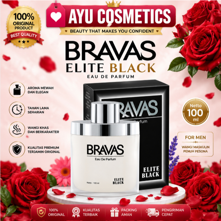 Parfum bravas elite black 100m