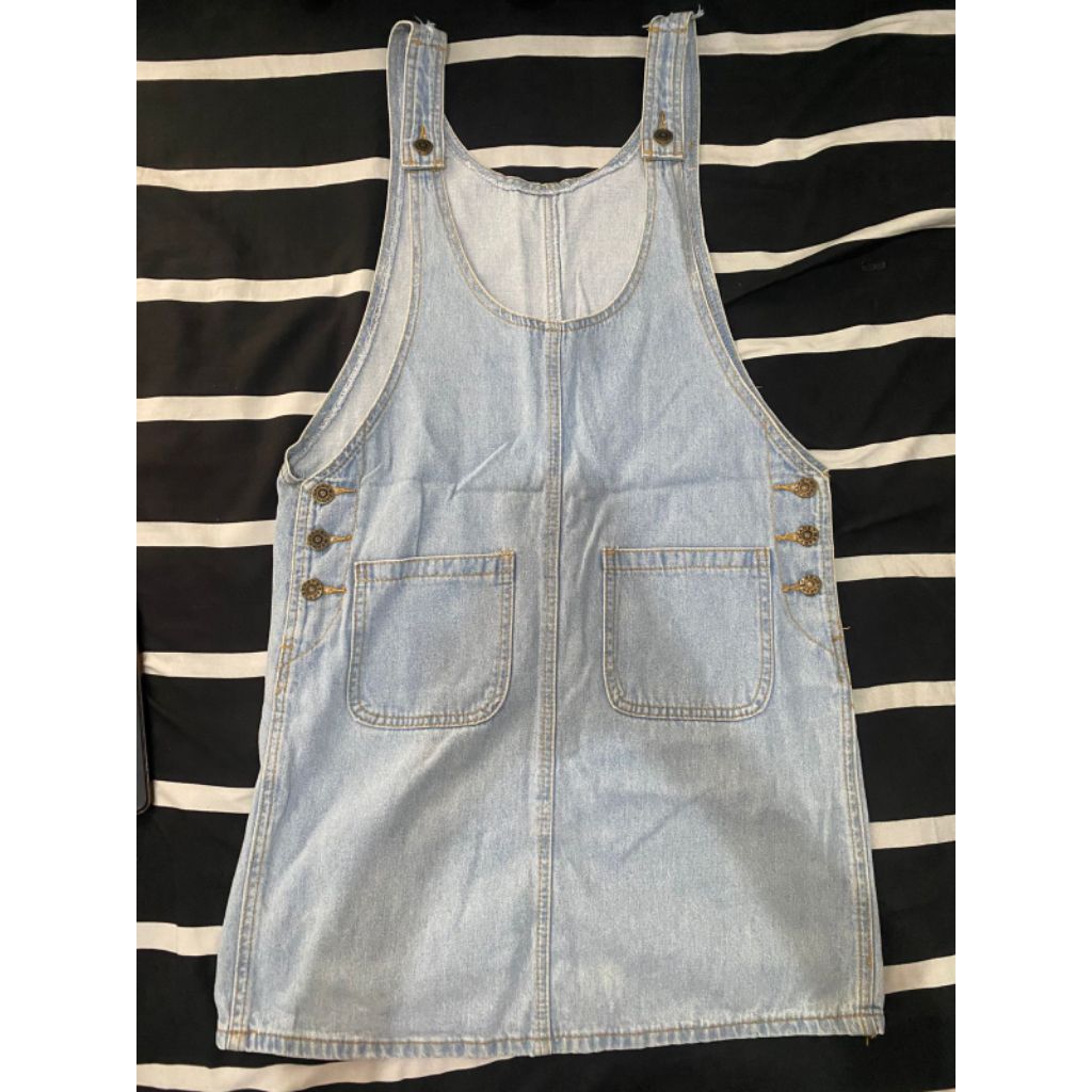 preloved overall jeans