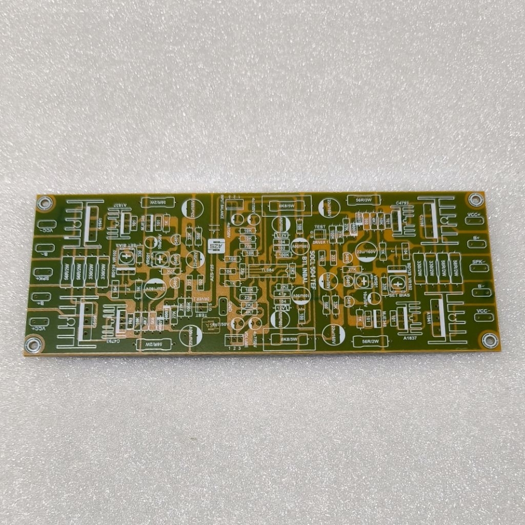 PCB Power Amplifier SOCL 504 TEF BTL Plus Input Balance Pertinak