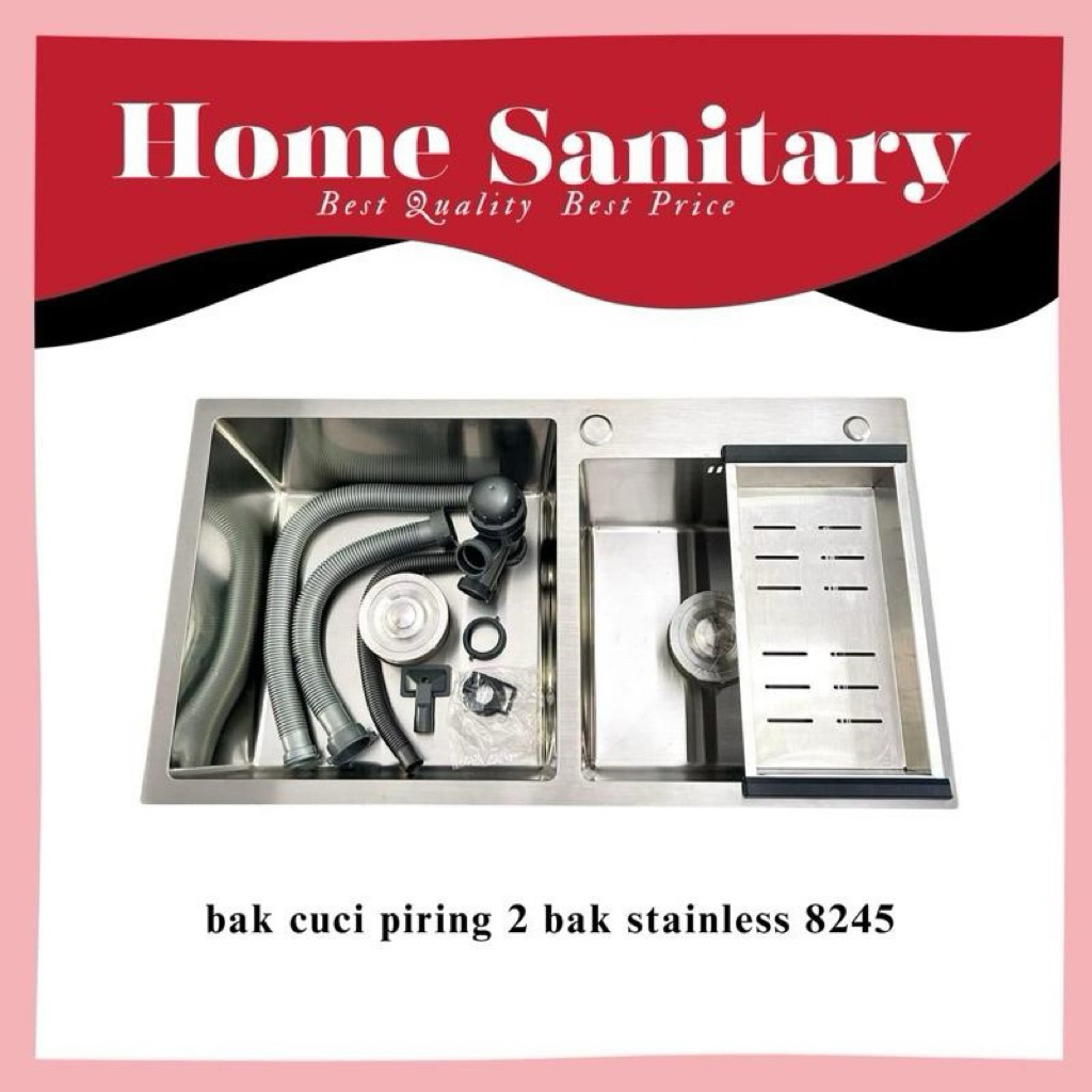 BCP 2 Lubang Stainless Uk 82x45x22