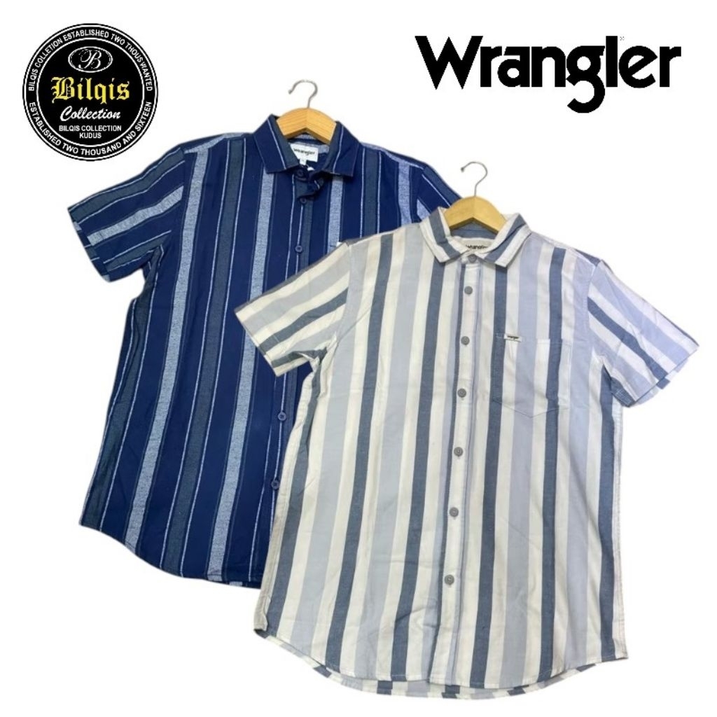 kemeja wrangler pria original