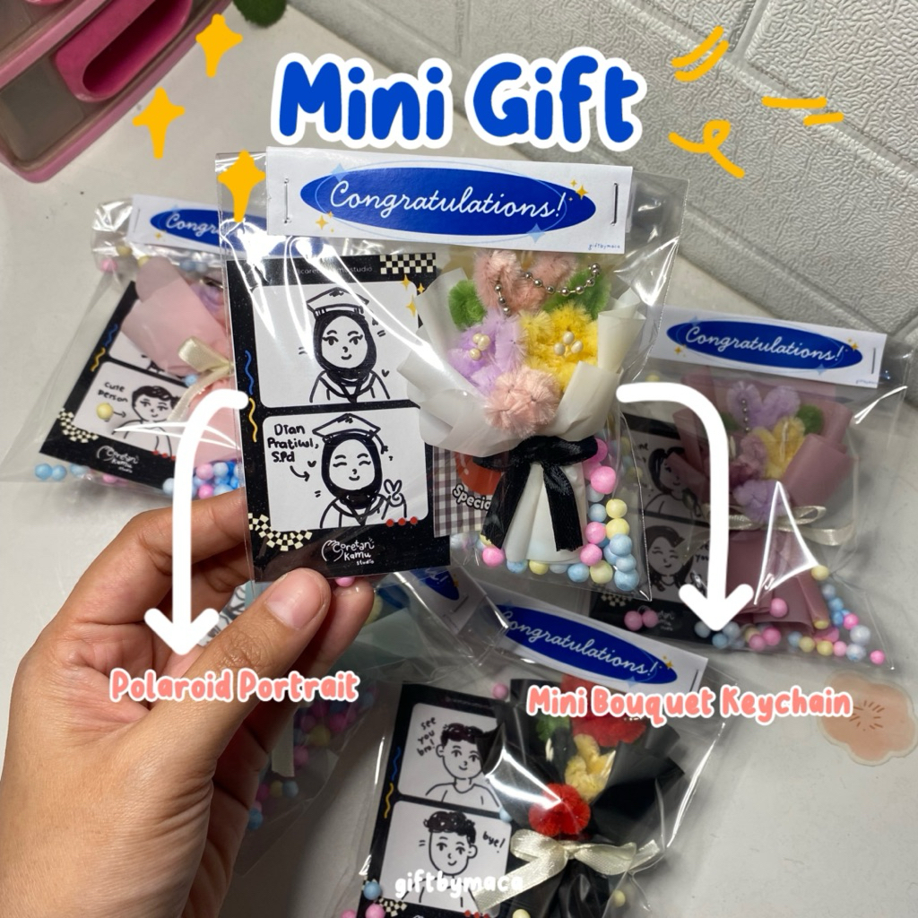GIFTBYMACA | Mini Gift Graduation | Souvenir Resign | Custom Gift