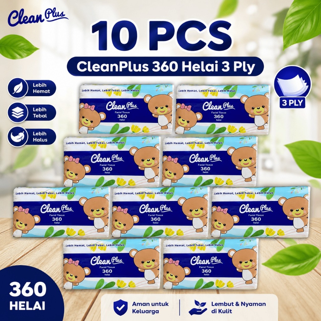 TISU CLEANPLUS 360 HELAI PAKET 10 PCS