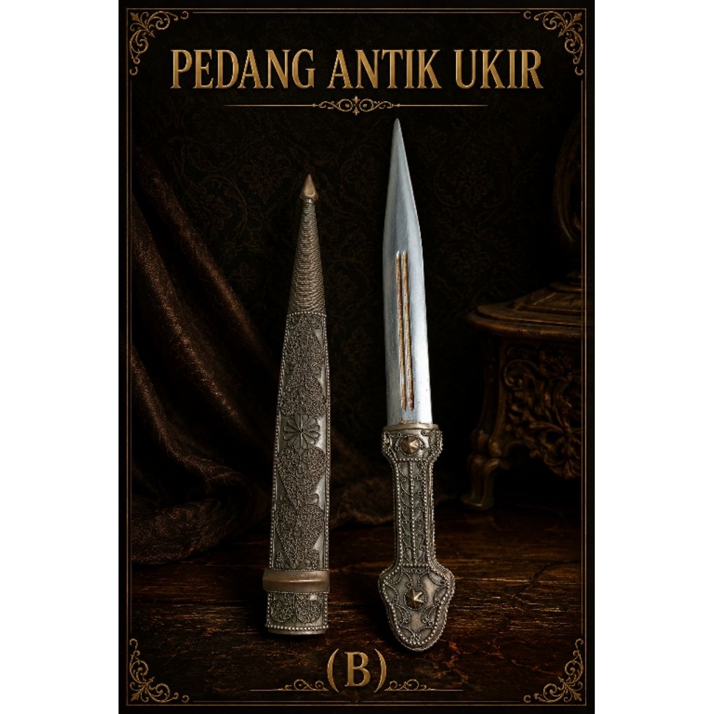 PEDANG ANTIK UKIR (B)