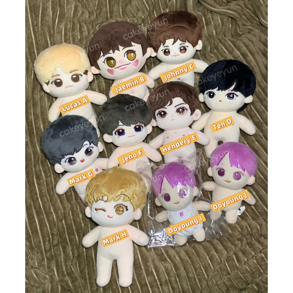 [DOLLS SALE #1] plushie cotton doll boneka nct with clothes 20cm nct dream 127 wayv lucas jeno mark 