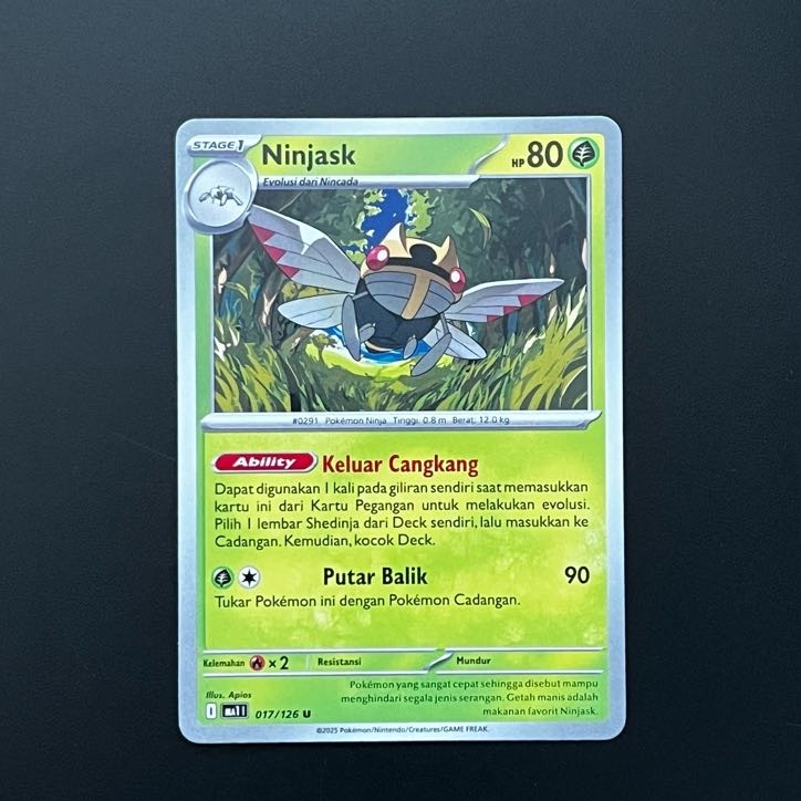 Ninjask - MA1 - Kartu Pokemon Indonesia