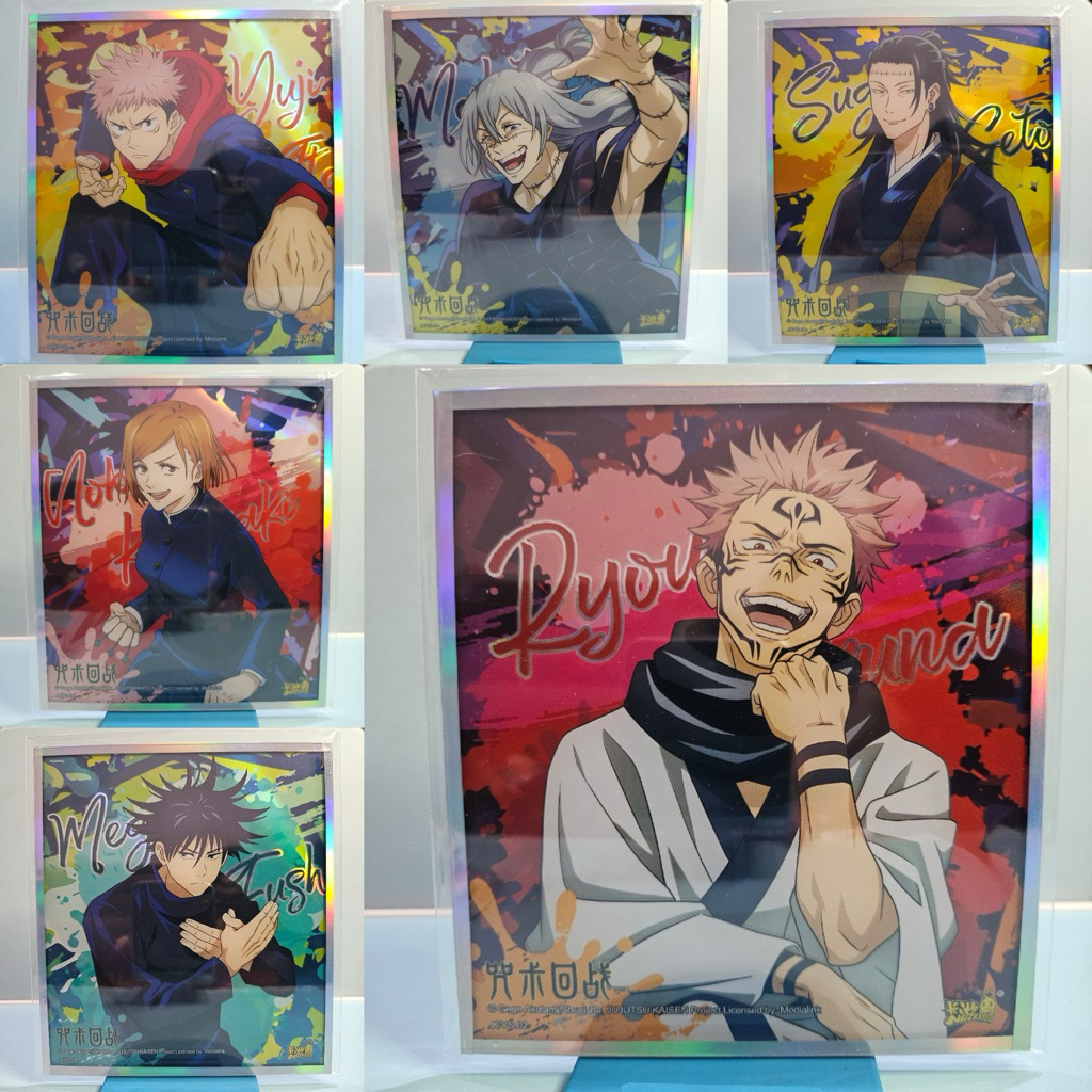 [KAYOU] Jujutsu Kaisen Shikishi A5 Official Kayou Licensed Original | Yuji Itadori, Suguru Geto, Ryo