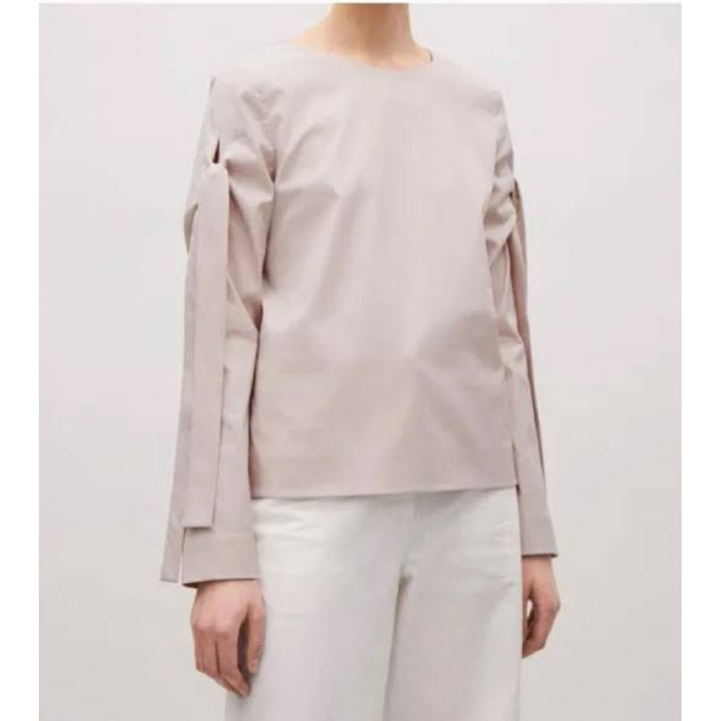 COS Top With Sleeve Ties NEW
