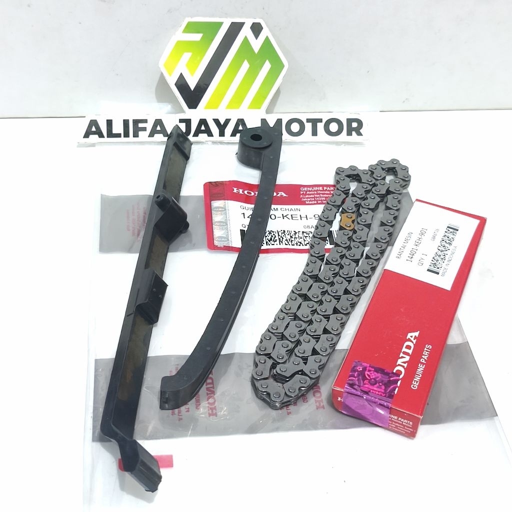 rantai keteng + karet tensioner gl pro neotech megapro lama