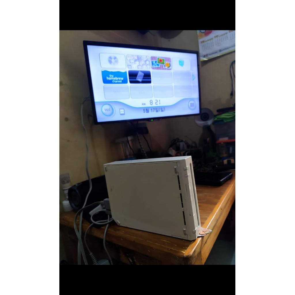 mesin nintedo wii bekas tanpa kelengkapan