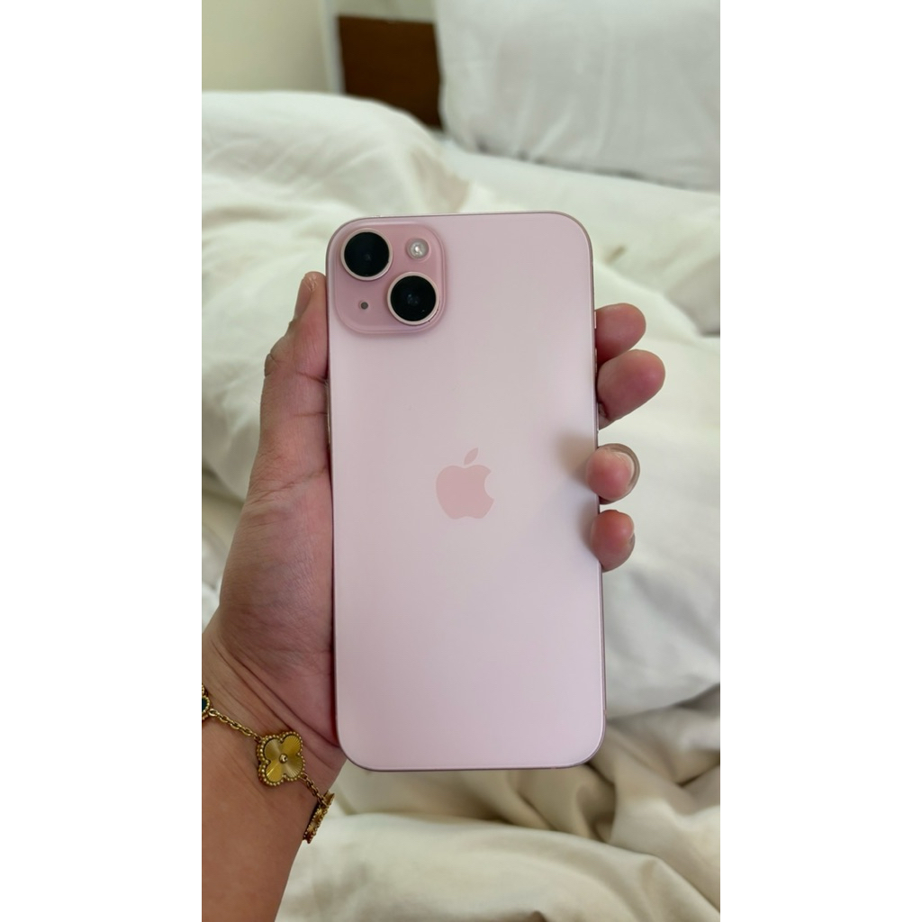 IPHONE 15 PLUS PINK EX IBOX 128 MULUS LENGKAP PEMAKAIAN PRIBADI