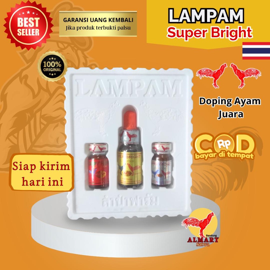 Doping Lampam Super Bright paket Lengkap