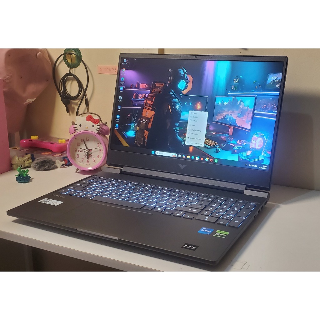 Laptop Gaming HP Victus 15 Core i5 Gen 13 i5-13420H RAM 16GB SSD 512GB RTX 3050 Mulus Like New Garan