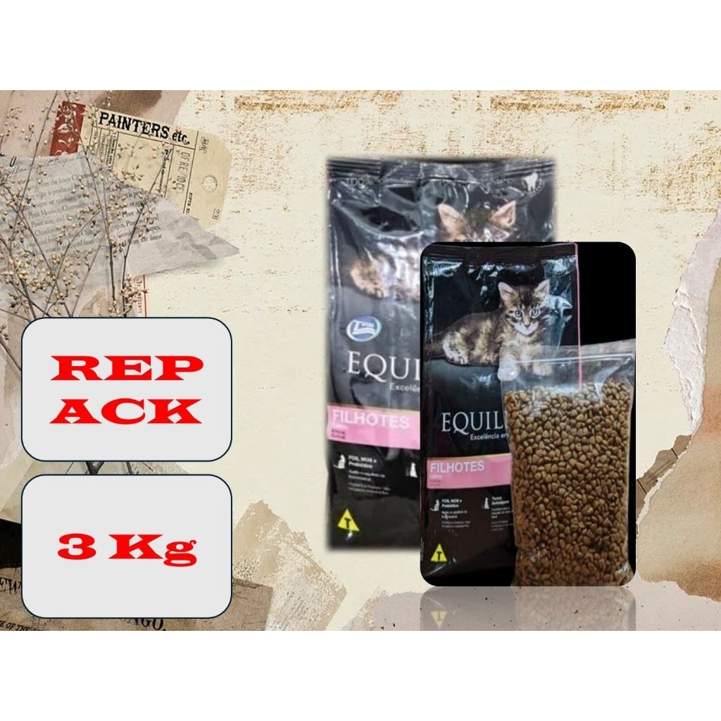 Makanan Kucing ( EQUILIBRIO KITTEN kemasan 3Kg REPACK) Equilibrio Kitten