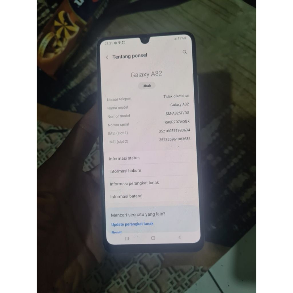 mesin samsung A32 4g A325F 8/128gb normal sein