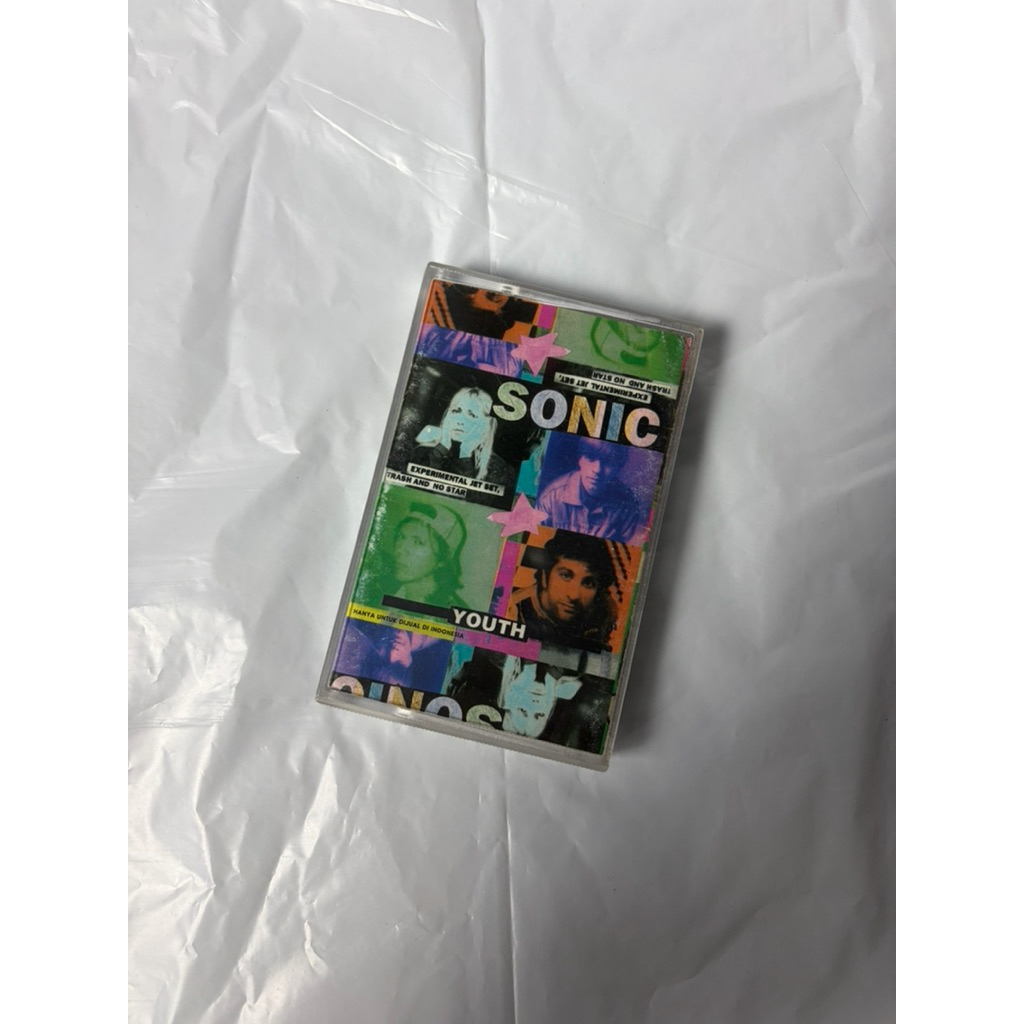 Kaset Pita Sonic Youth Experimental Jet Set Trash And No Star Original Geffen MCA Indonesia Cassette