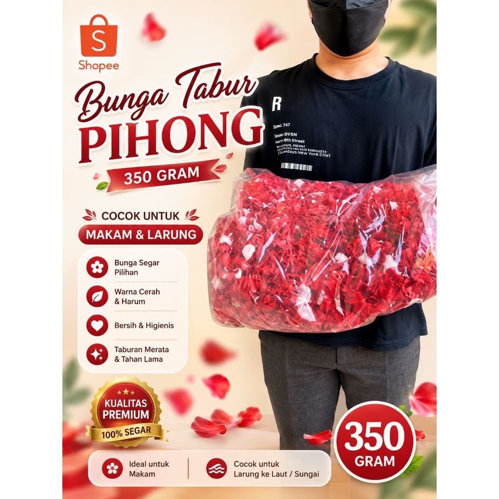 Bunga Tabur Pihong  Ziarah Nyekar Kuburan Karet Tanah Kusir San Diego Hills Makam