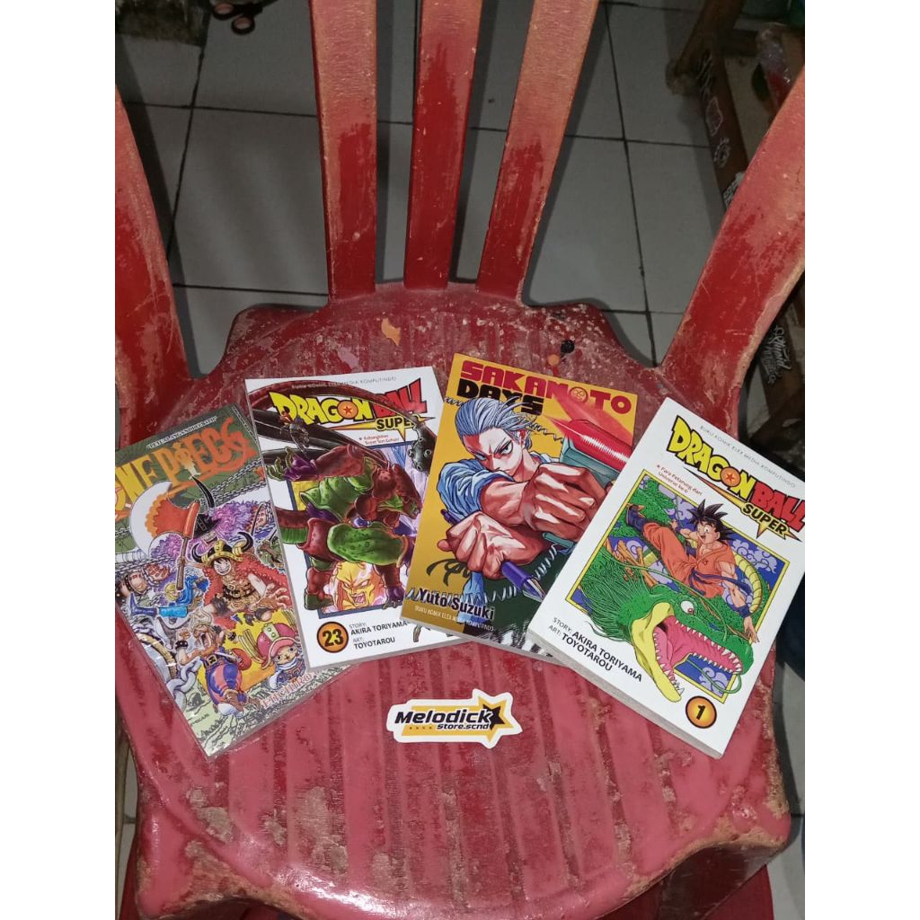 Komik DragonBall Super One piece dan Sakamoto Set