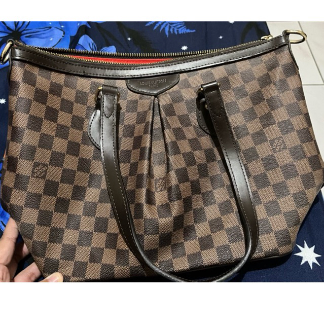 Preloved Tas LV Damier Ebene Palermo