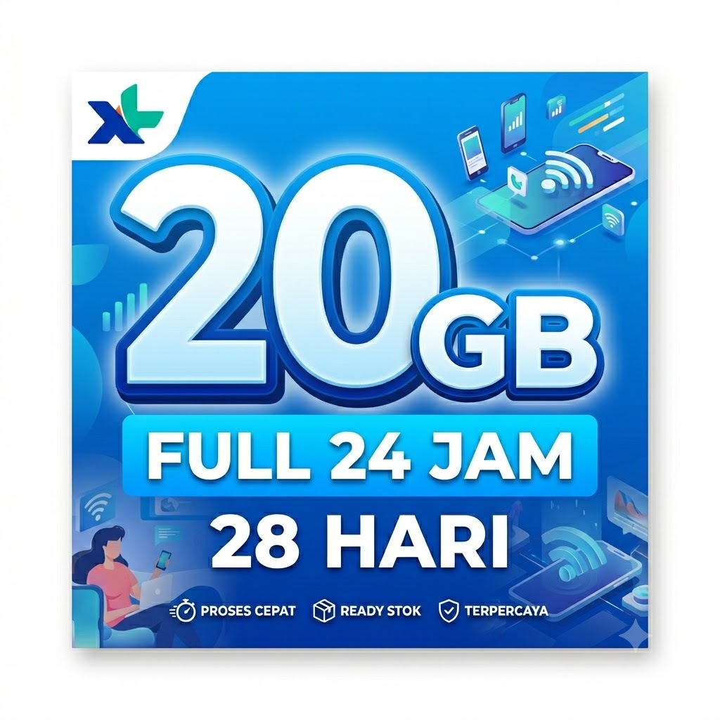 XL Unlimited Internet Full 24 Jam Nasional Stabil dan Cepat